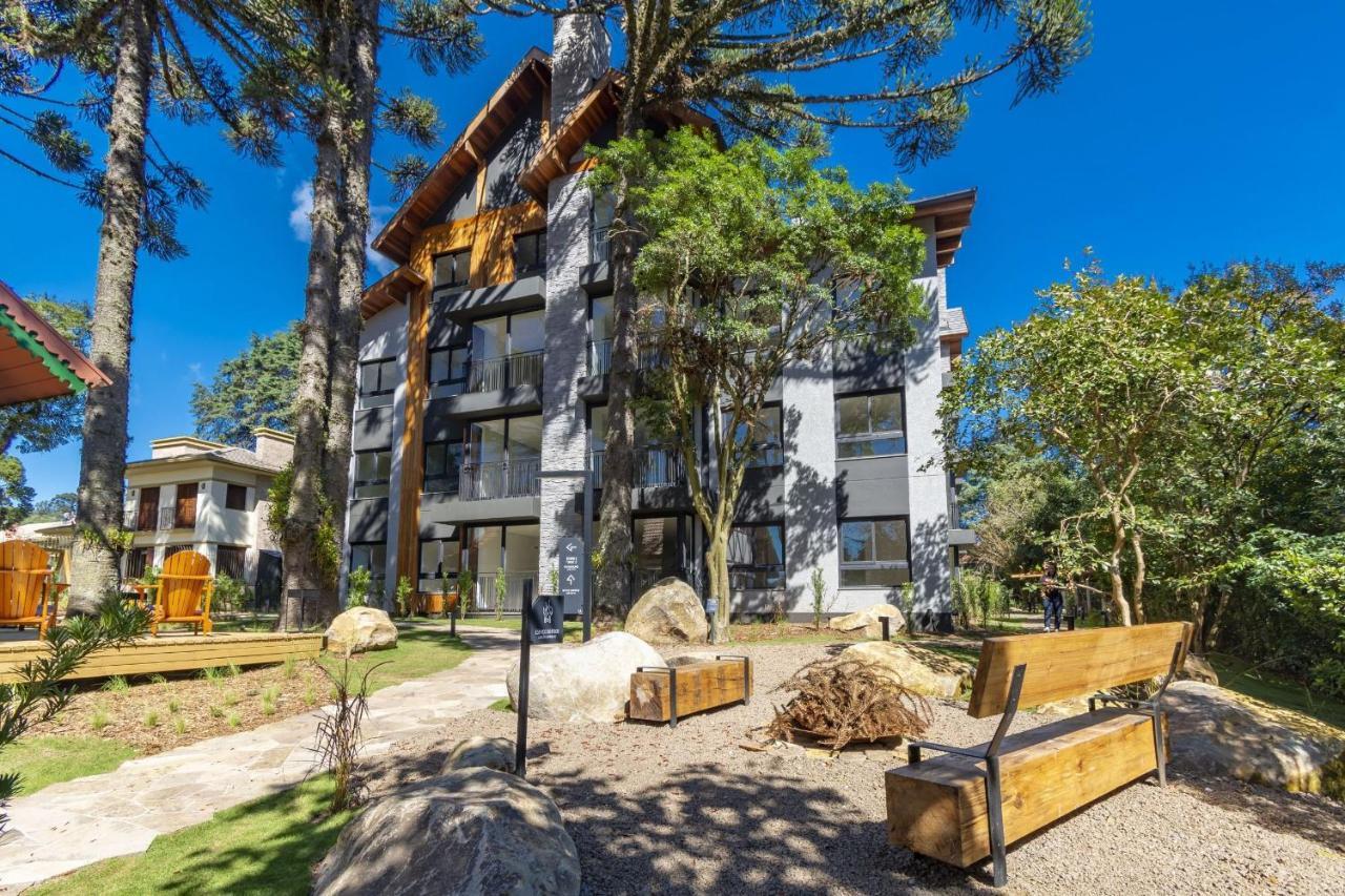 Ferienwohnung Rosa Edificio Bav Gramado Exterior foto