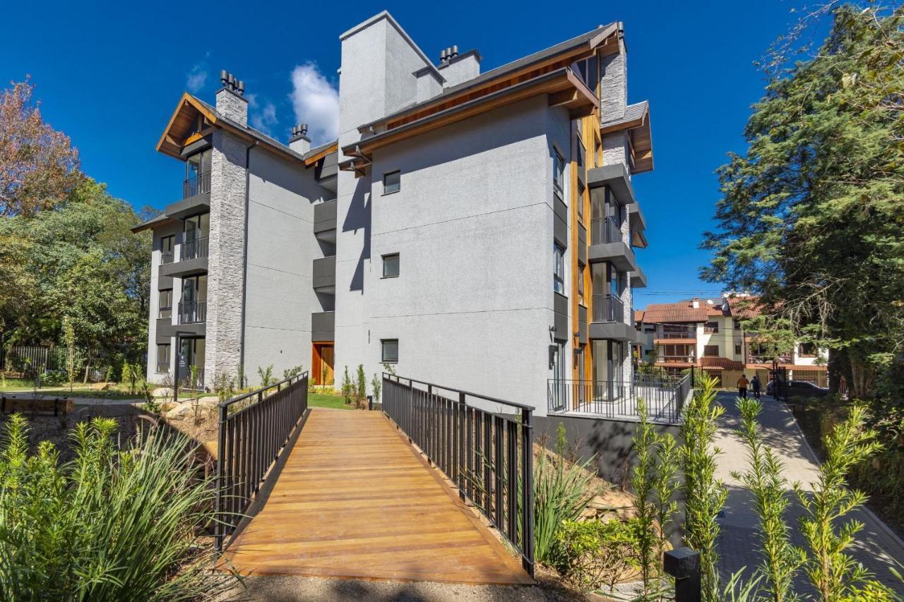 Ferienwohnung Rosa Edificio Bav Gramado Exterior foto