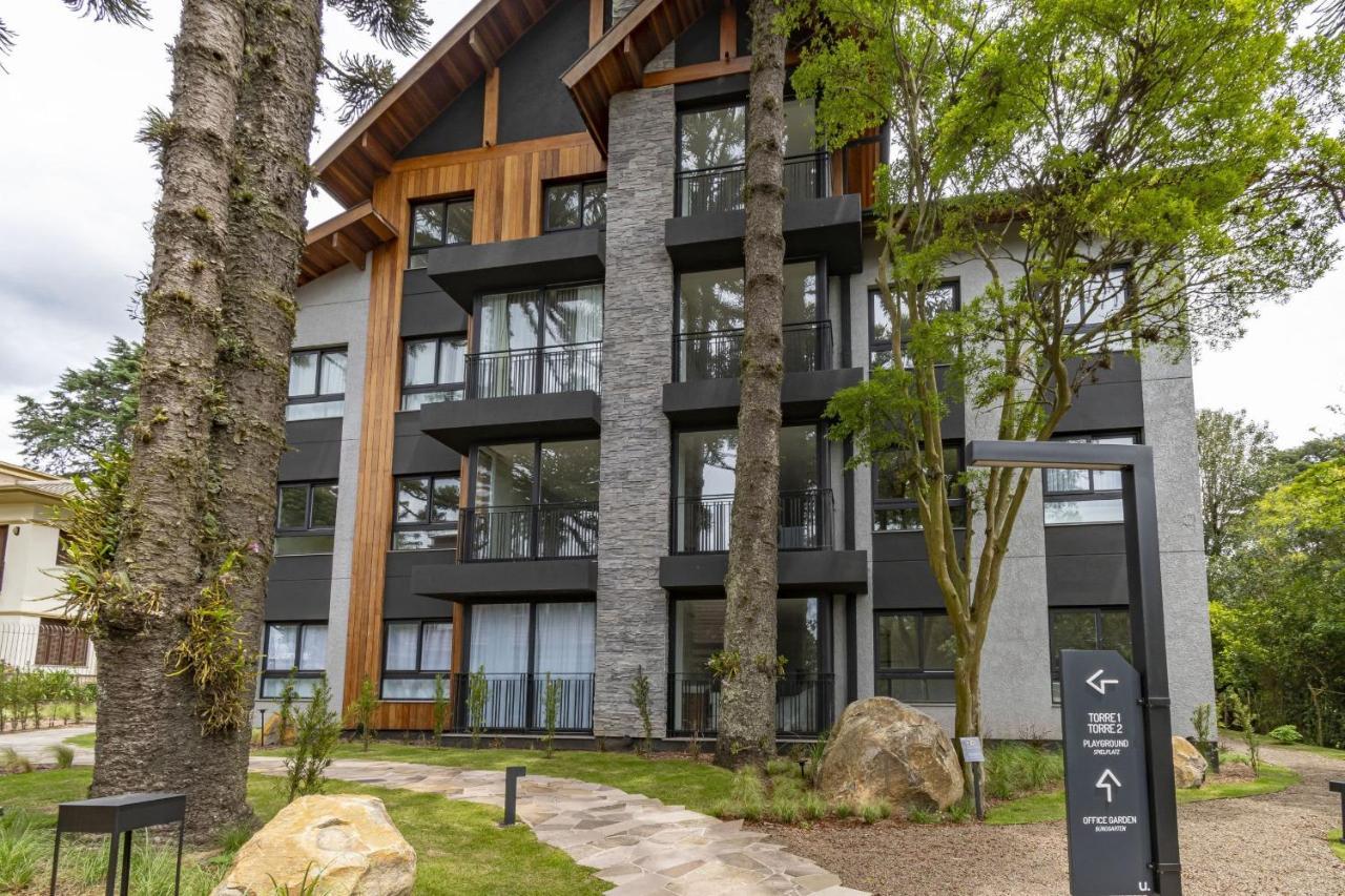 Ferienwohnung Rosa Edificio Bav Gramado Exterior foto