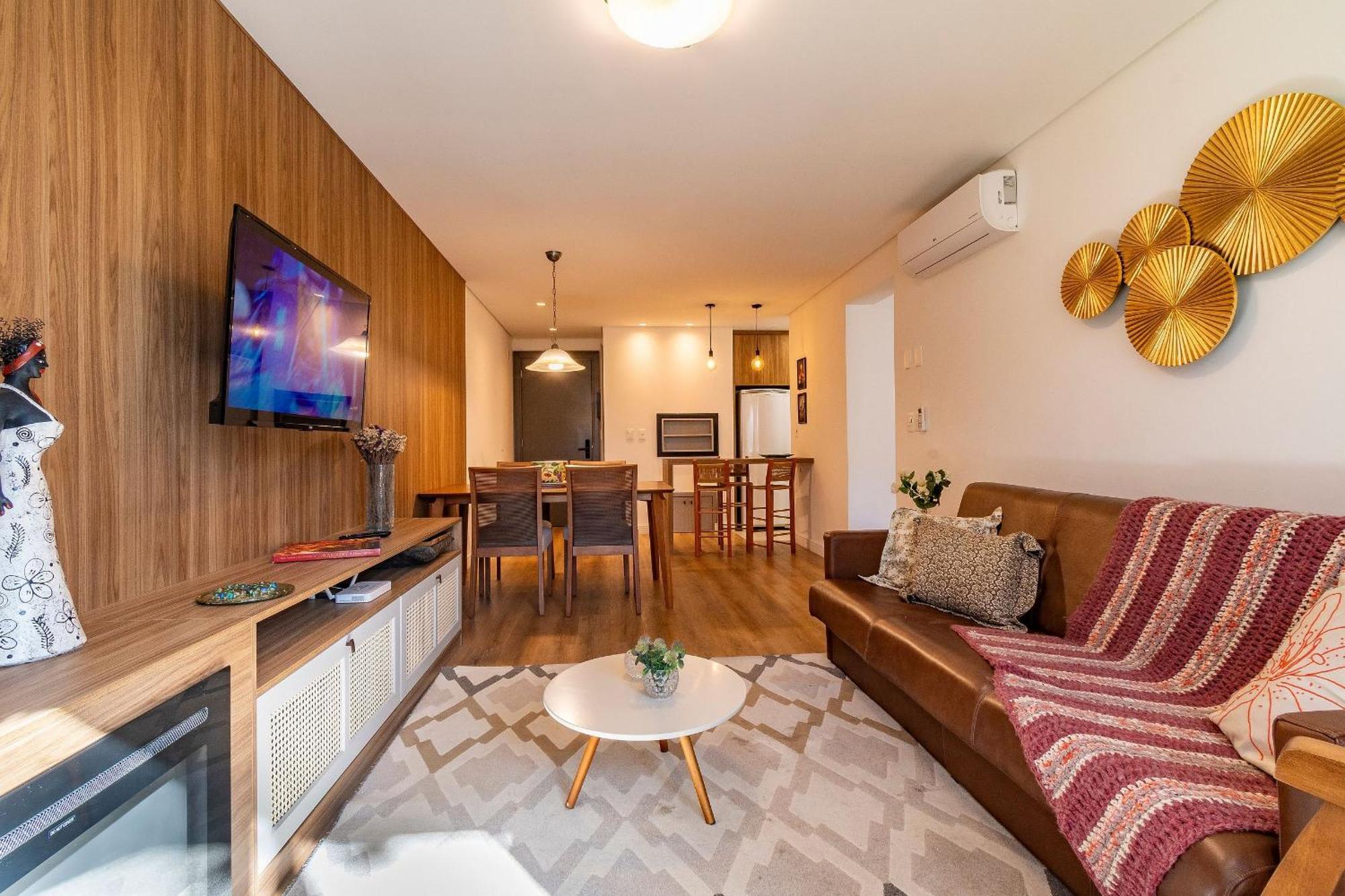 Ferienwohnung Rosa Edificio Bav Gramado Exterior foto