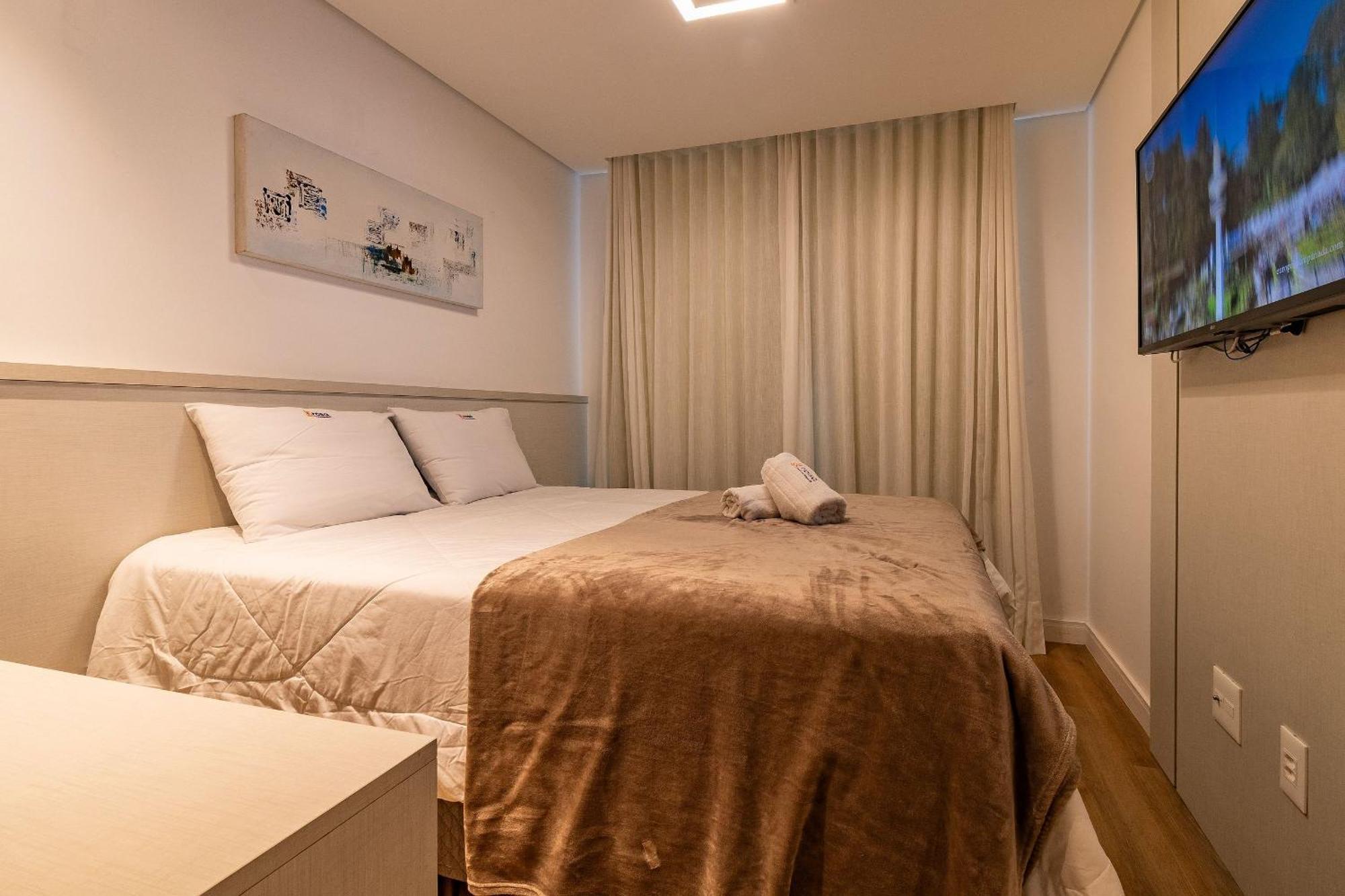 Ferienwohnung Rosa Edificio Bav Gramado Exterior foto